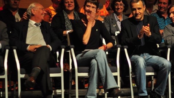 La militante basque Aurore Martin à Biarritz