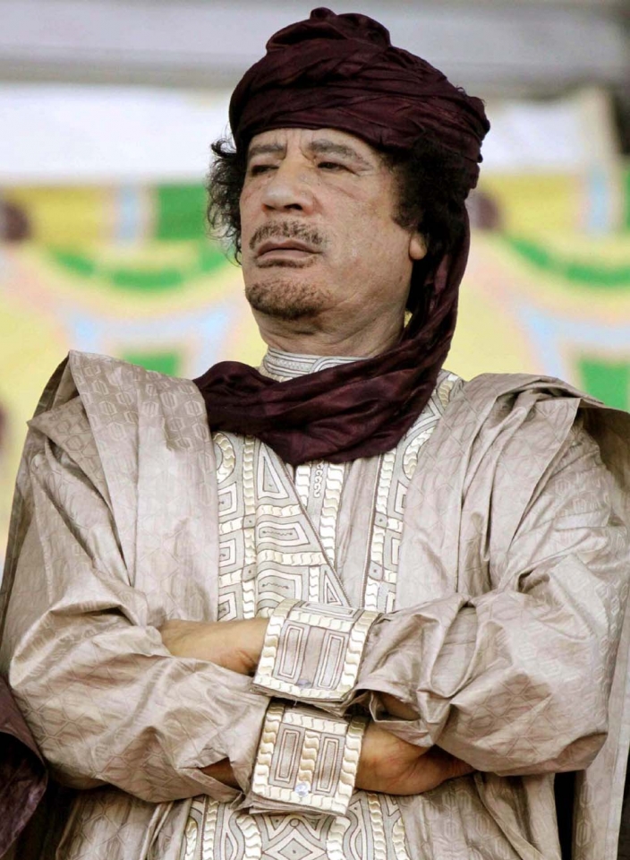 El ex líder libio Muamar Gadafi. Foto: EFE