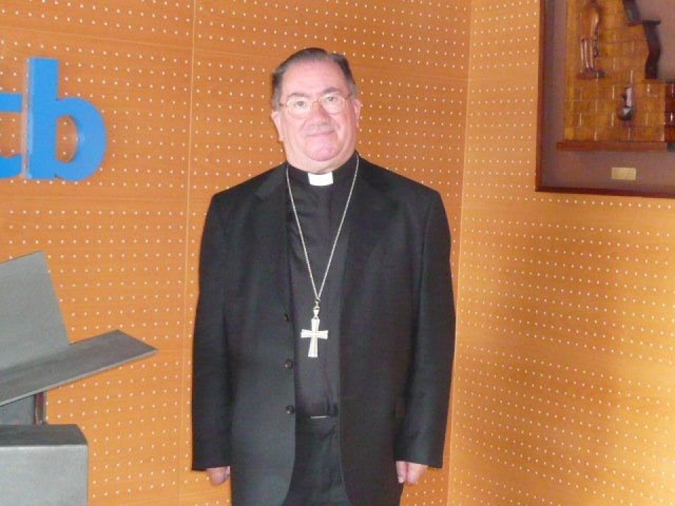 El obispo de Vitoria-Gasteiz, Miguel Asurmendi. EiTB