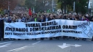 Manifestation à Bayonne pour une solution démocratique au Pays Basque