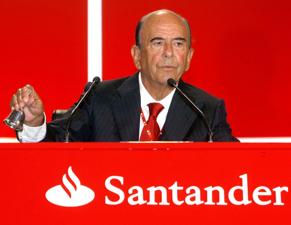 El presidente del Banco Santander, Emilio Botín. EFE