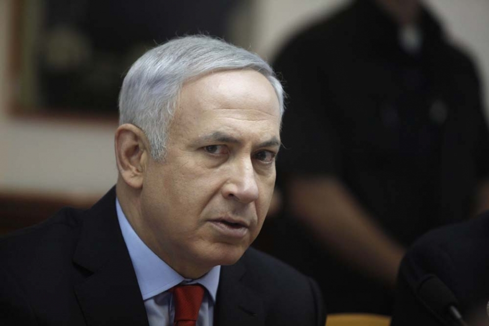 Benjamin Netanyahu Israelgo lehen ministroak Twitterren idatzi du. Argazkia: EFE