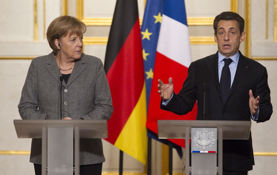 Sarkozy eta Merkel en París. Foto: Efe