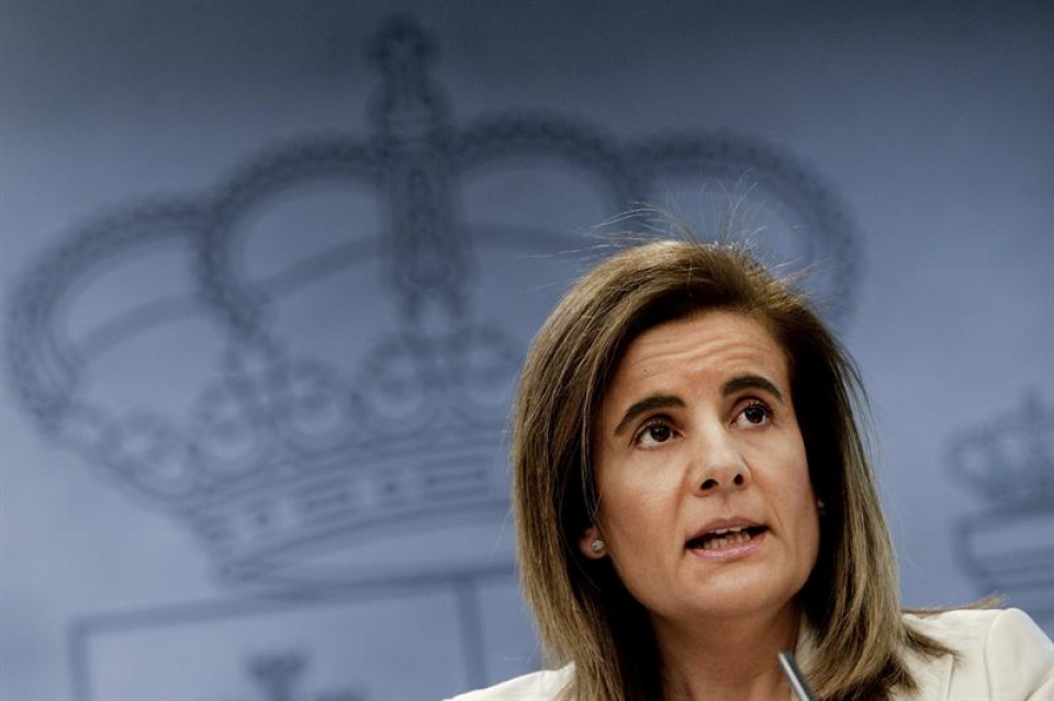 Fatima Bañez Enplegu eta Segurtasun ministroa. Argazkia: Efe