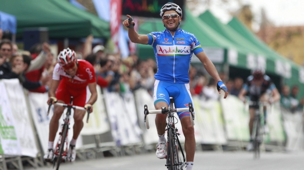 El ciclista sevillano del equipo Andalucía, Javier Ramírez Abeja. Foto: EFE