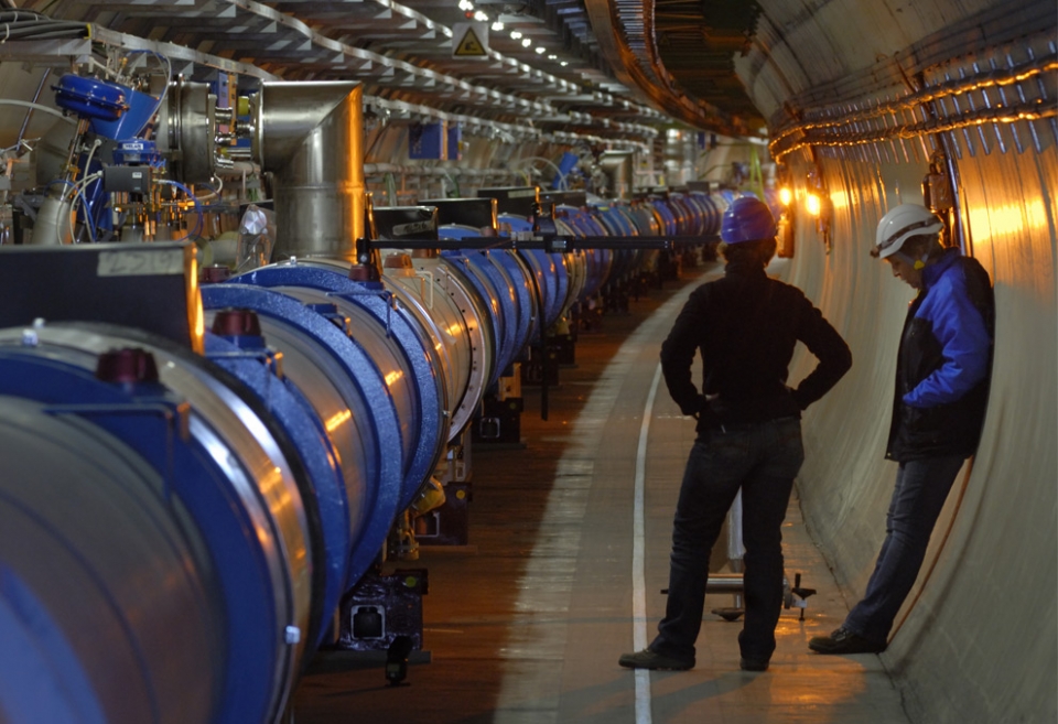 El Gran Acelerador de Partículas (LHC) del Centro Europeo de Física de Partículas (CERN).