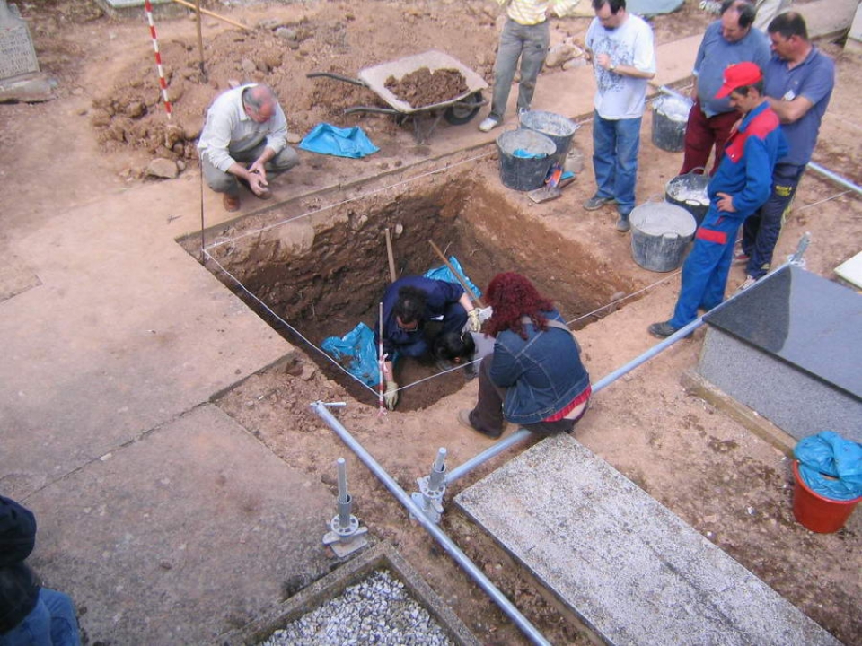 Las exhumaciones de fusilados se realizarán en Lantz y Olave. 