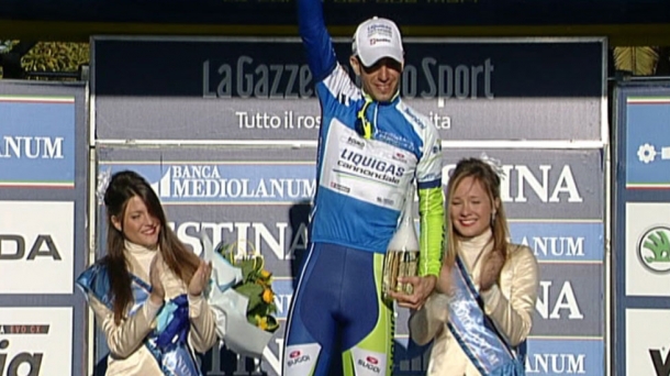 El ciclista italiano Vicenzo Nibali (Liquigas) ha conseguido la victoria final. Foto: EITB