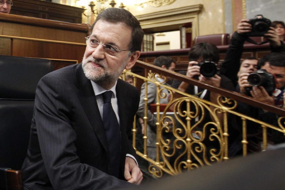 Mariano Rajoy Kongresuan. Argazkia: EFE
