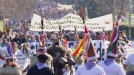 Manifestation en faveur de la langue basque à Bayonne