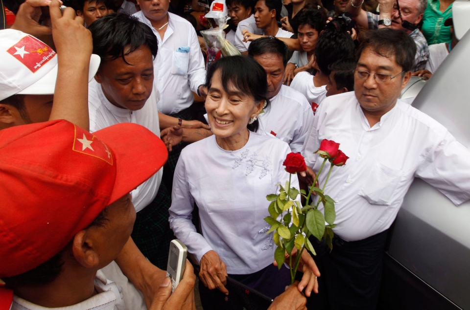 La activista y premio Nobel de la Paz, Aung San Suu Kyi. EFE