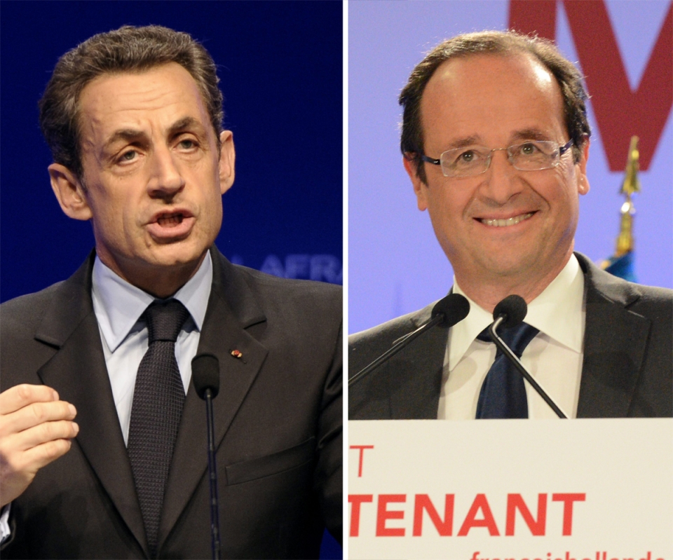 Nicolas Sarkozy y François Hollande. EFE