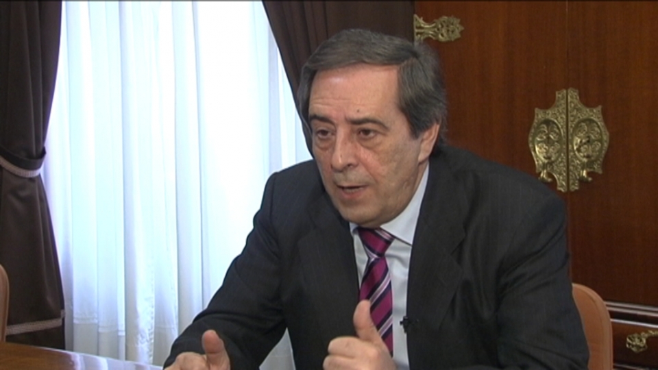 José María Gorroño, alcalde de Gernika. EITB