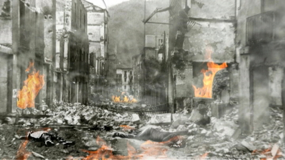 El bombardeo de Gernika en directo, en eitb.com