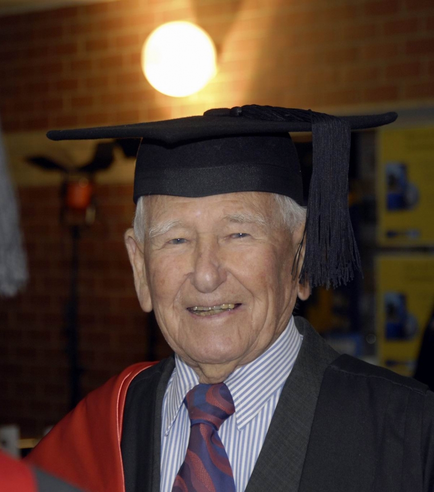 Allan Stewart, 97 años. Foto: EFE