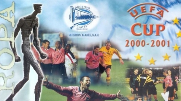 Momentos de la final de la UEFA 2001, Alavés-Liverpool, en Dortmund 
