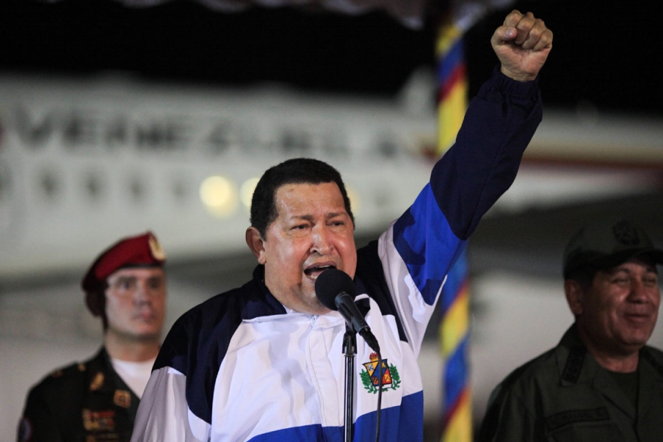 El presidente de Venezuela, Hugo Chávez. Imagen de archivo: EFE