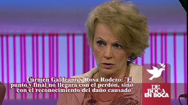 Rosa Rodero: 'Las víctimas somos iguales en el dolor'
