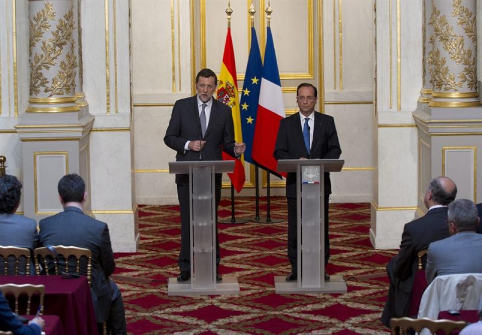 Mariano Rajoy y François Hollande. EFE
