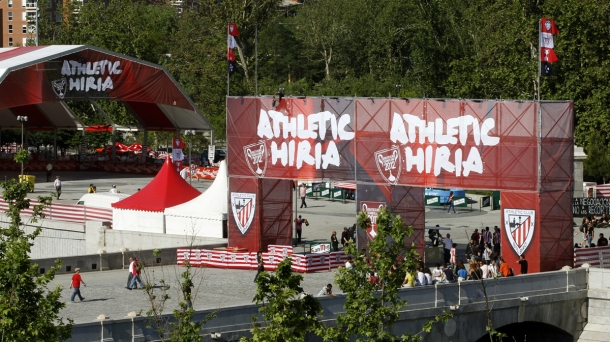 Athletic Hiria, Madrilen, 2012ko finalean. Argazkia: EFE.