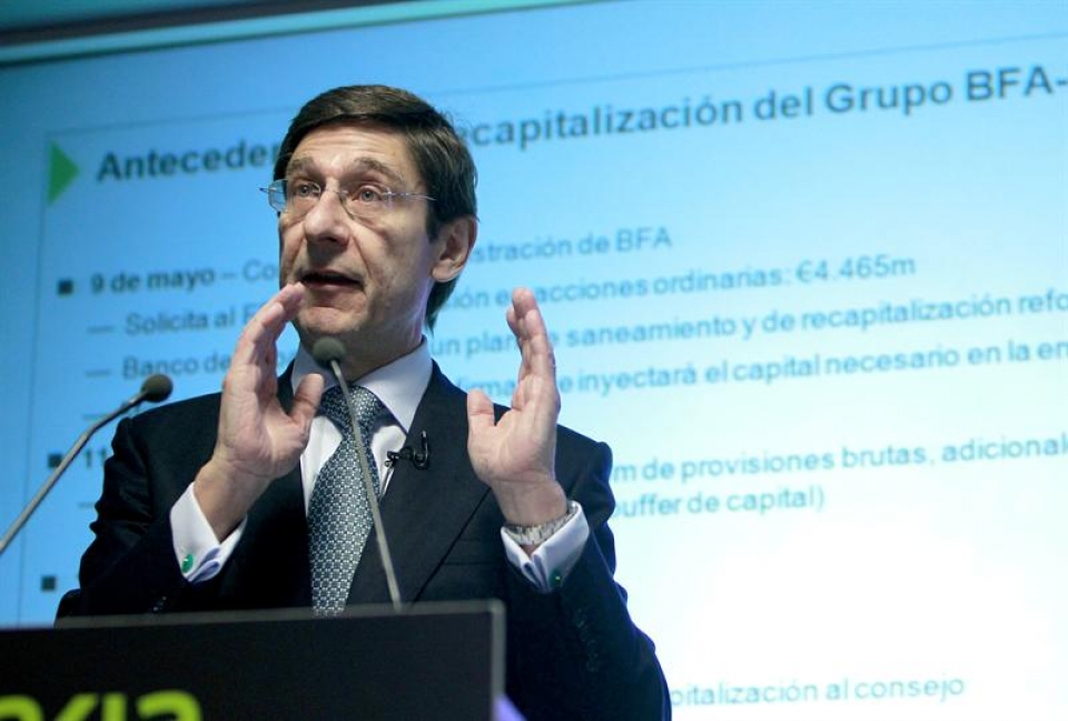 El presidente de Bankia, Jose Ignacio Goirigolzarri. EFE