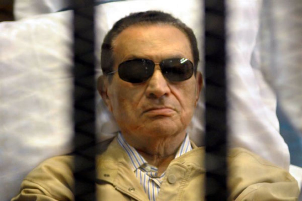 Hosni Mubaraken kontra hainbat ustelkeria salaketa daude. Efe.