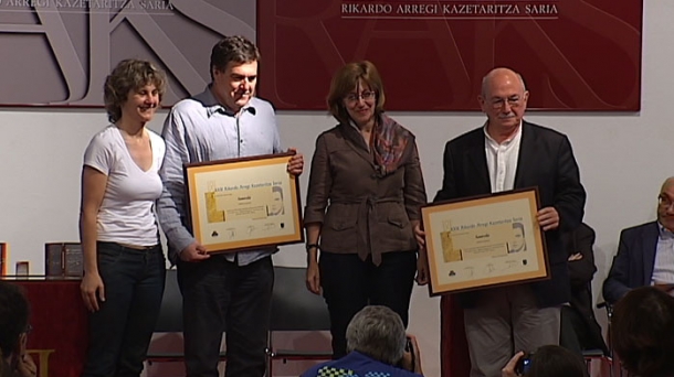 XXIV edición de los premios de periodismo Ricardo Arregi