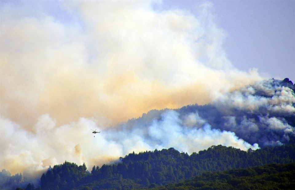 El incendio de La Palma. Foto: EFE