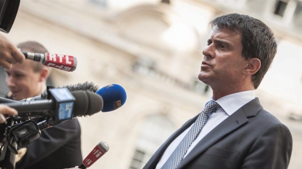 Le ministre de l'Intérieur, Manuel Valls. Photo: EFE
