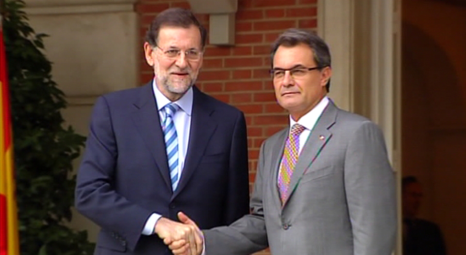 Reunión Rajoy Mas | La reunión Rajoy-Mas termina sin acuerdo fiscal