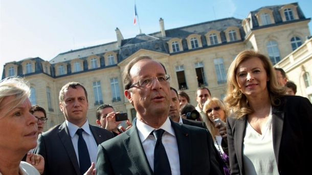 François Hollande pendant la journée du patrimoine. Photo: EFE