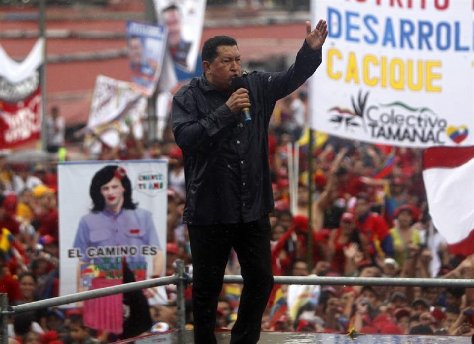 El presidente de Venezuela, Hugo Chávez. EFE