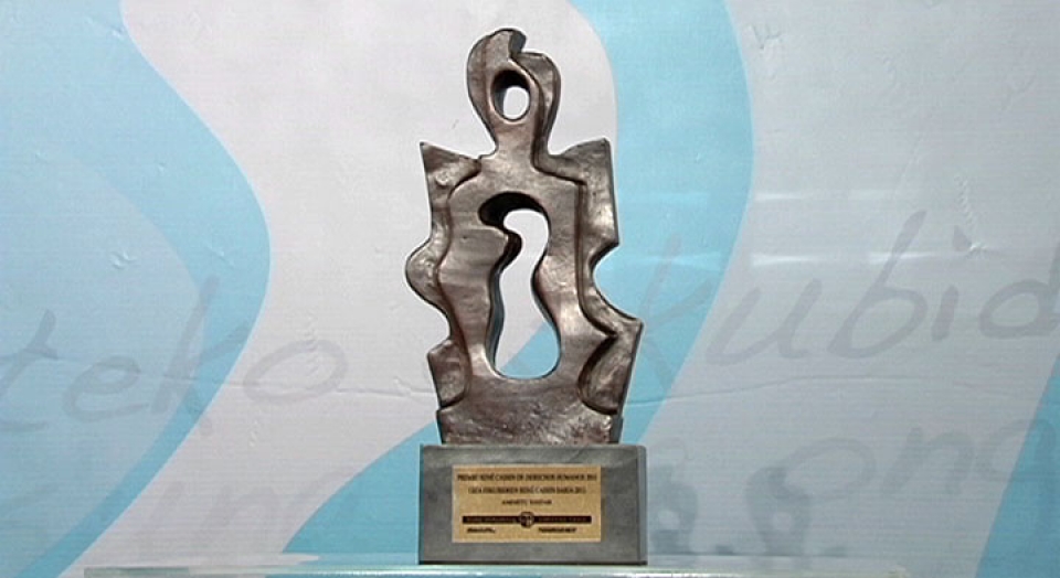 Premio René Cassin de Derechos Humanos otorgado por el Gobierno Vasco