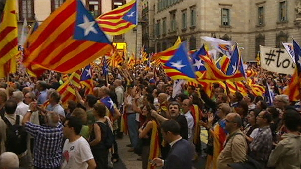 Hundreds of thousands of Catalans marched in Spain's second city Barcelona in September demanding independence as the central government imposes pending cuts to achieve Europe-imposed deficit targets.