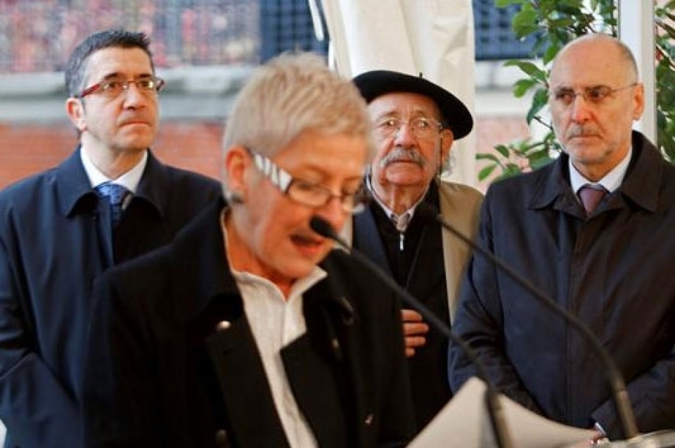Lasa, Urkijo y Arrese, premiados en Madrid por su labor por la paz