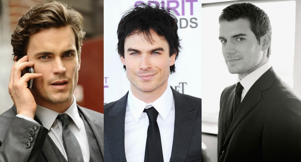 Matt Bomer, Ian Somerhalder y Henry Cavill, tres actores que podrían encarnar a Christian Grey.