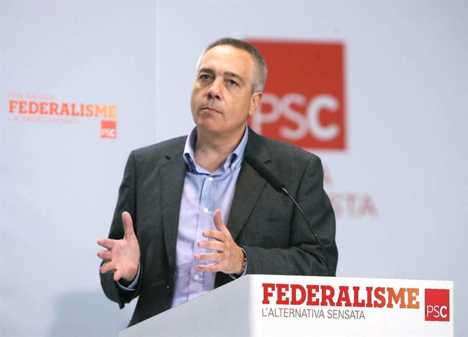 Pere Navarro PSCko buruzagia.