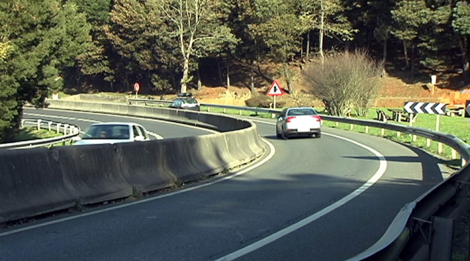 Descienden un 48 % los accidentes graves en Euskadi en 2014
