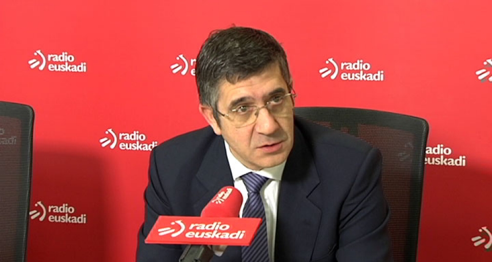 El lehendakari en funciones, Patxi López, en Radio Euskadi. EITB