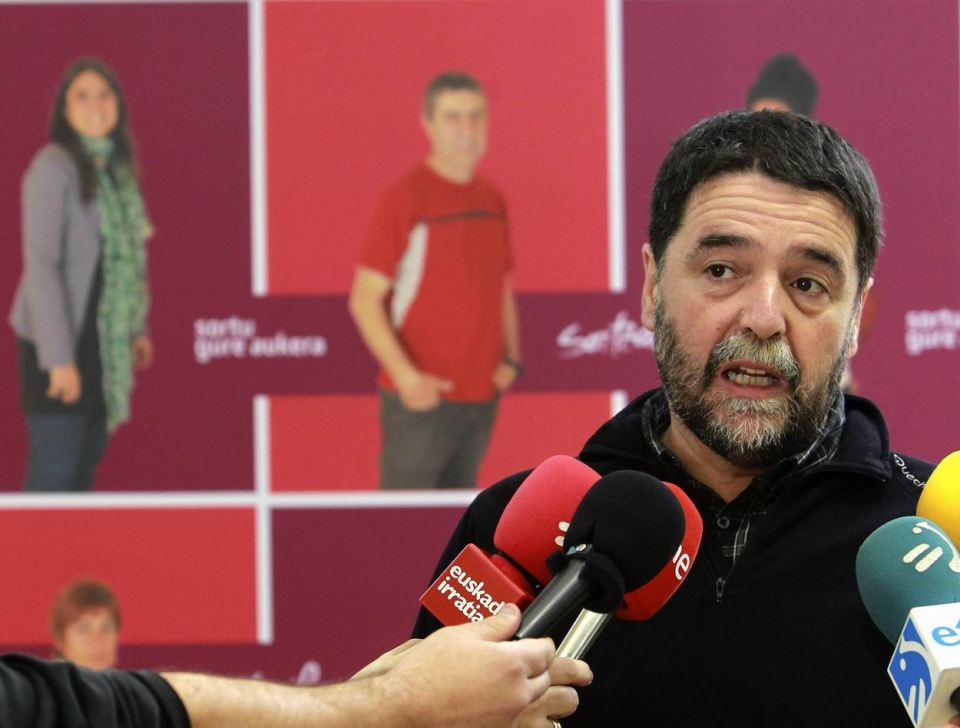 Joseba Álvarez ha explicado los detalles del debate político iniciado en Sortu. Efe.