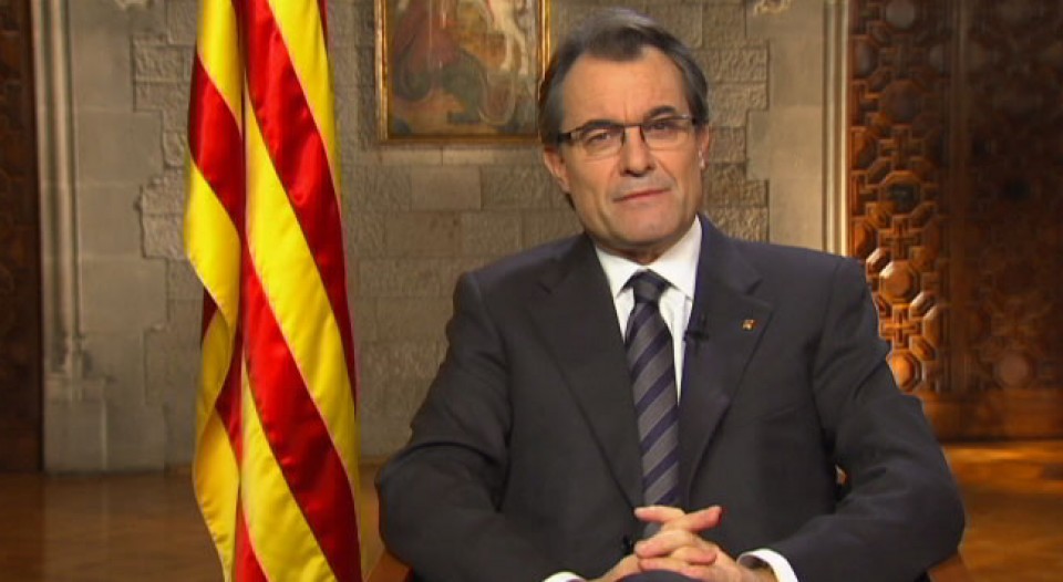 Artur Mas, presidente catalán. Foto: EiTB