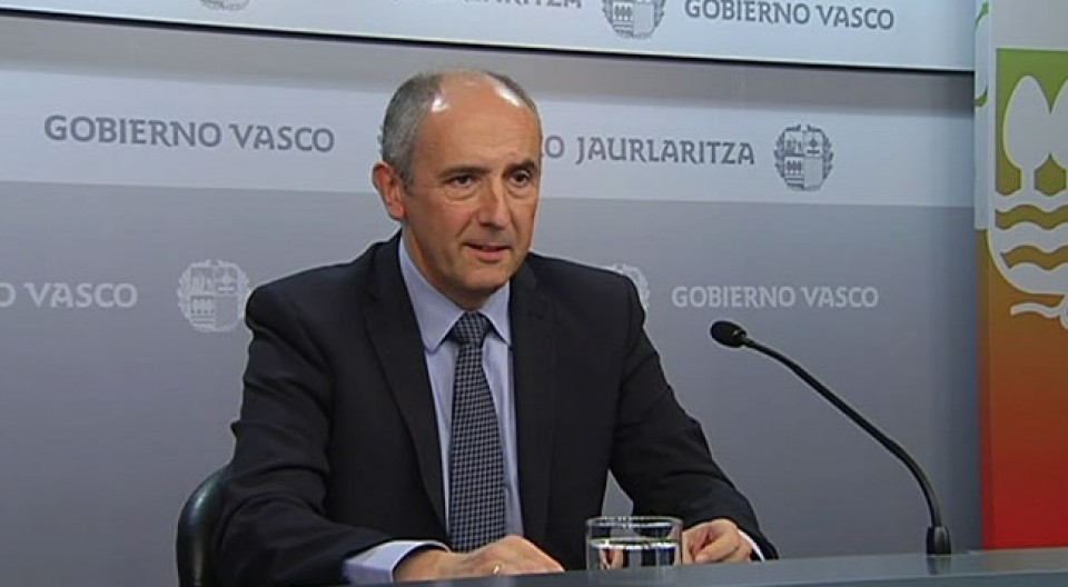 Josu Erkoreka, portavoz del Gobierno Vasco y consejero de Administración Pública y Justicia. 