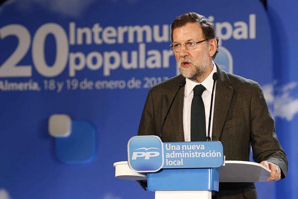Mariano Rajoy Espainiako Gobernuko eta PPko presidentea. EFE
