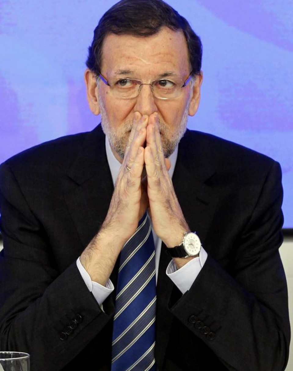 Rajoy en la reunión extraordinaria del Comité Ejecutivo.