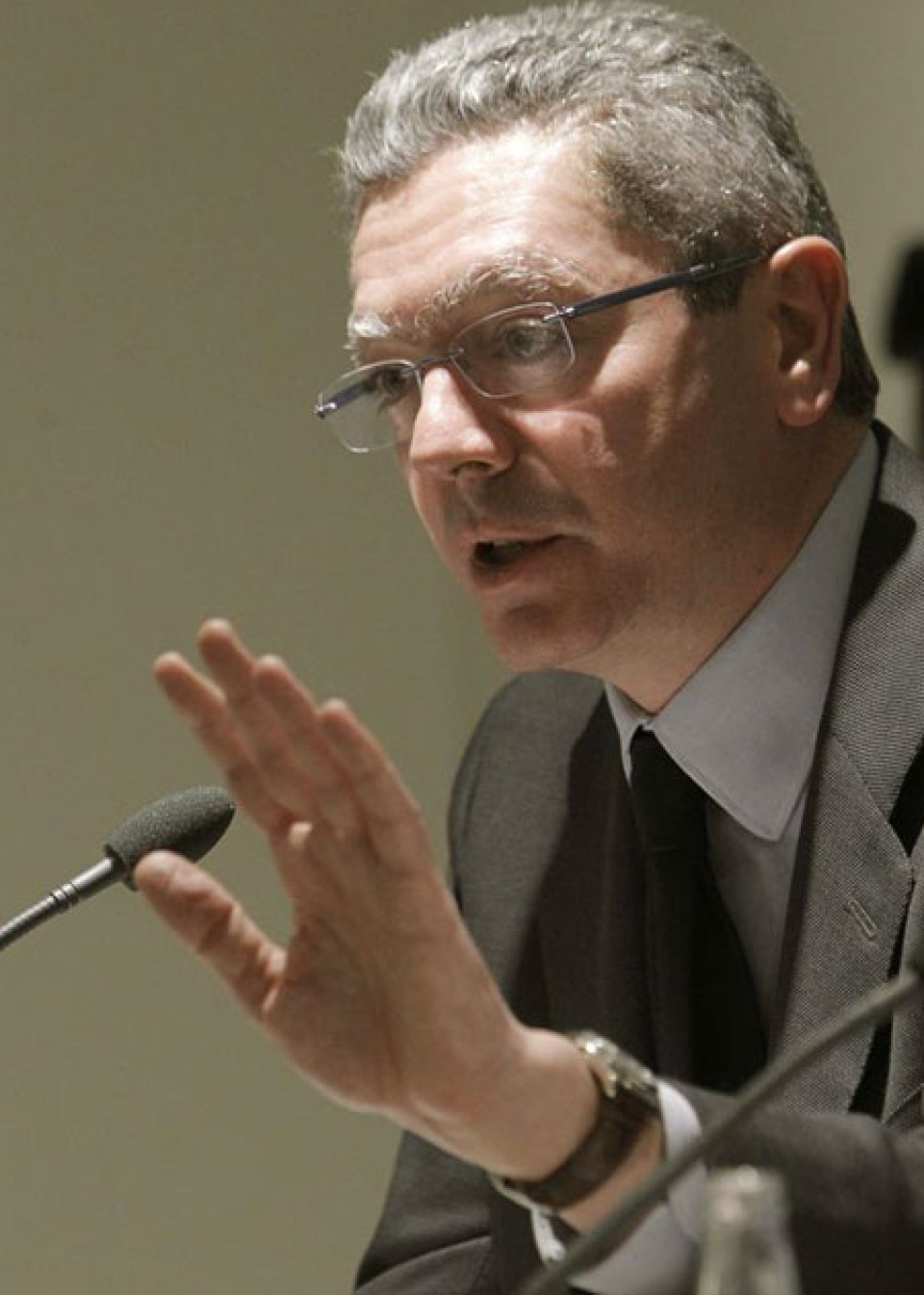 Alberto Ruiz Gallardon Justizia ministroa. EFE.