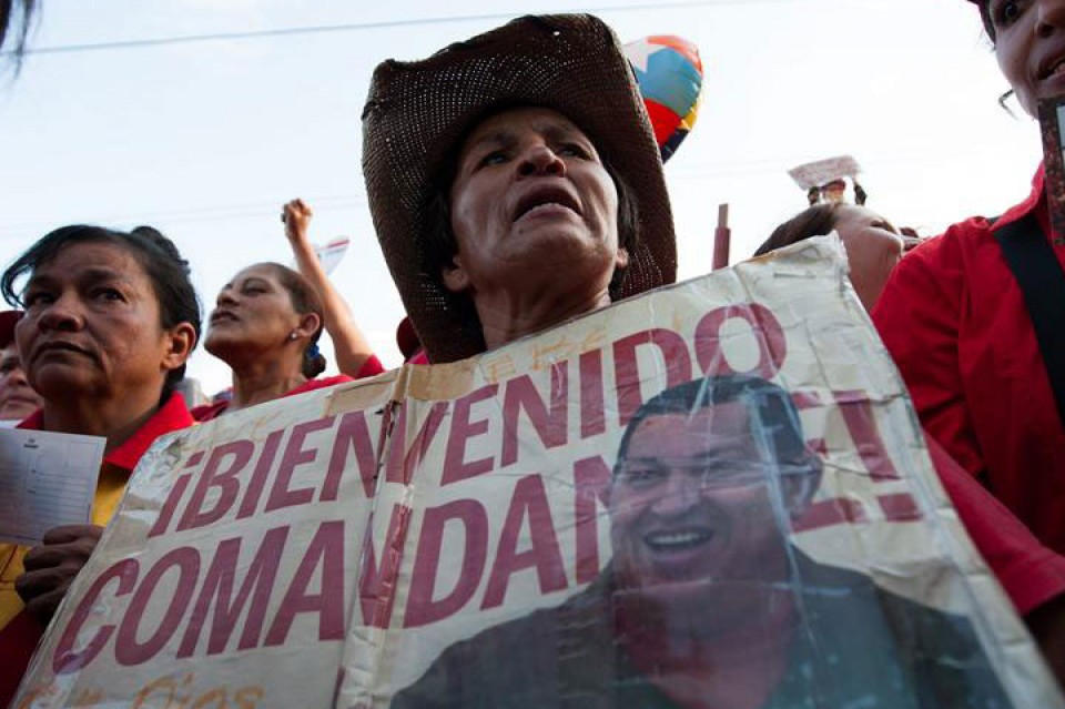 Venezuelako Gobernuak joan den astean zabaldutako argazkia
