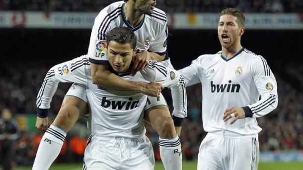El Real Madrid celebra su pase a la final. Foto: EFE.