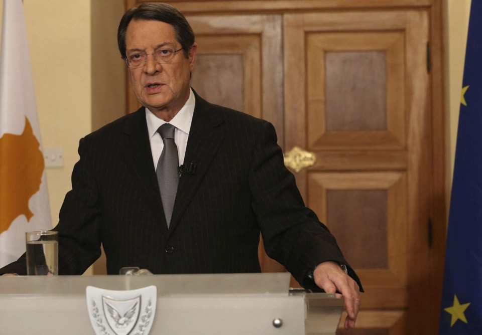 El presidente de Chipre, Nikos Anastasiadis. EFE