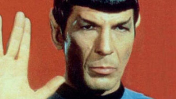Leonard Nimoy, en su papel de Spock.