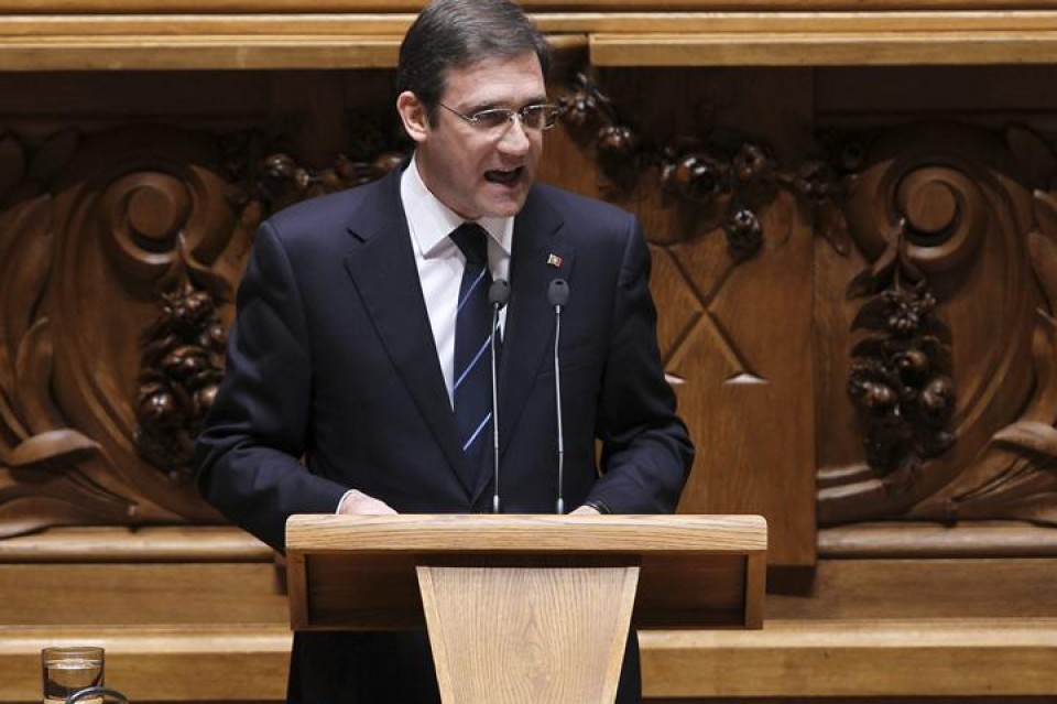 El primer ministro conservador luso, Pedro Passos Coelho. EFE
